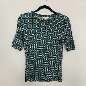 2/$20❤️ | H&M Green & White Pattern Top